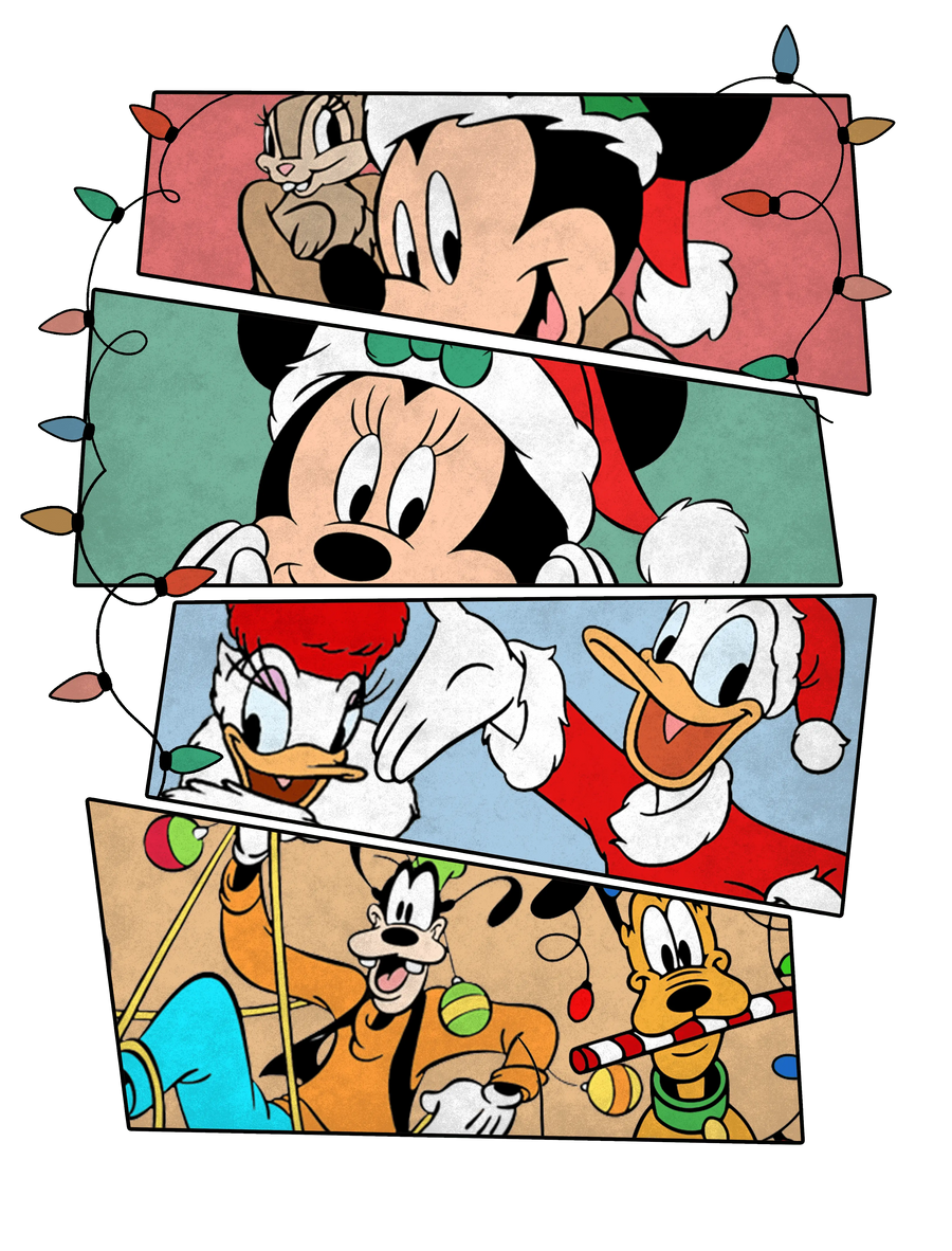 Mickey Mouse Christmas DTF Ready to Press | DTF Dallas