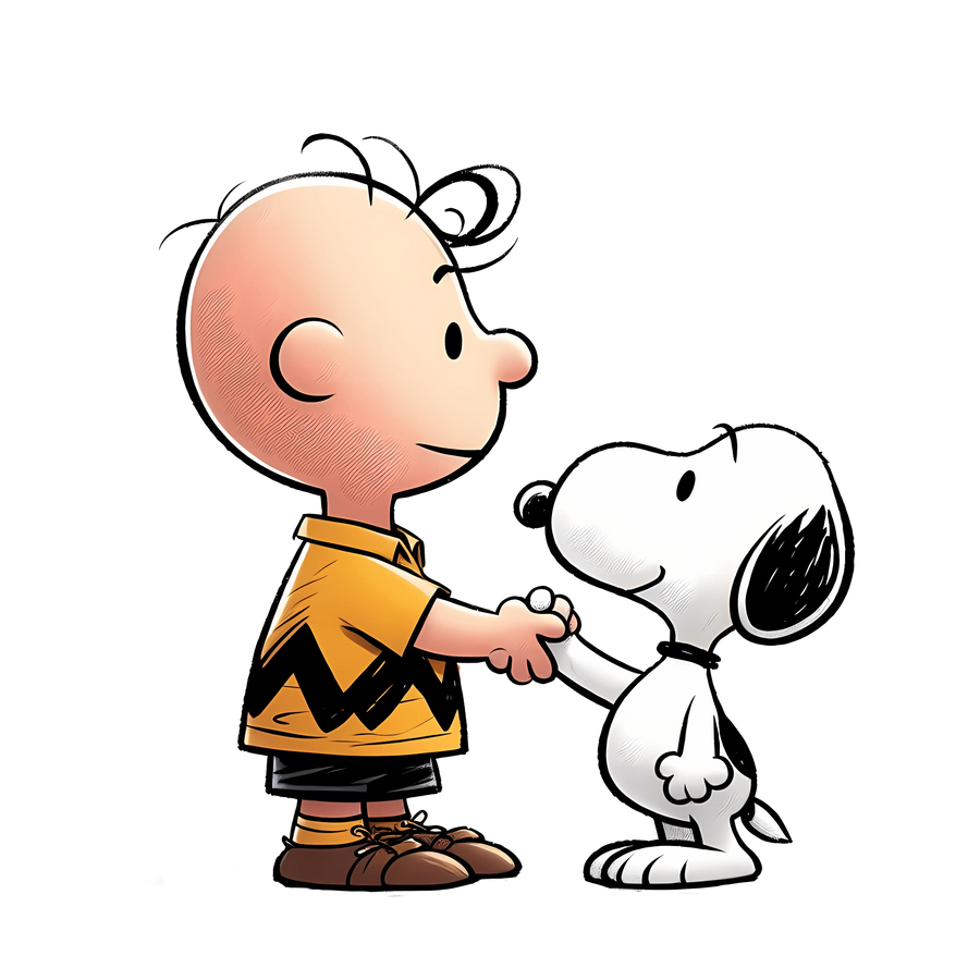 The Peanuts Snoopy True Friend Cartoon Design | DTF Dallas