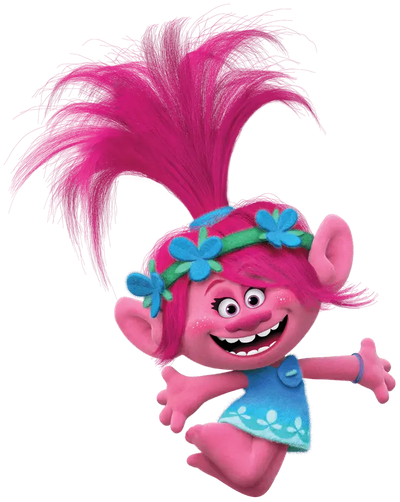 Trolls Princess Poppy Cartoon Design - DTF Ready To Press - DTF Dallas 