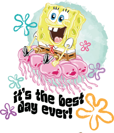 Sponge Bob Squarepants Cartoon Design | DTF Dallas - DTF Dallas 