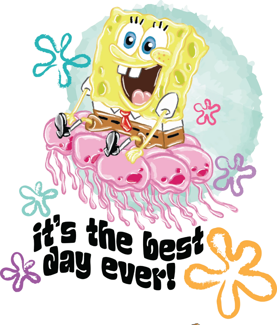 Sponge Bob Squarepants Cartoon Design | DTF Dallas