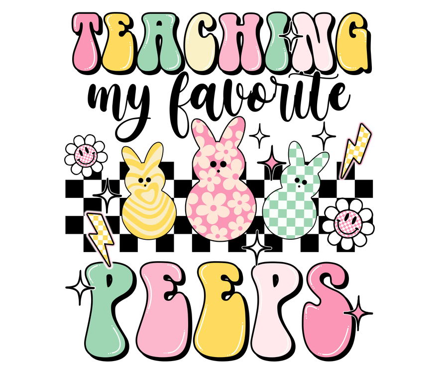 Teaching My Favorite Peeps Easter Design | DTF Dallas
