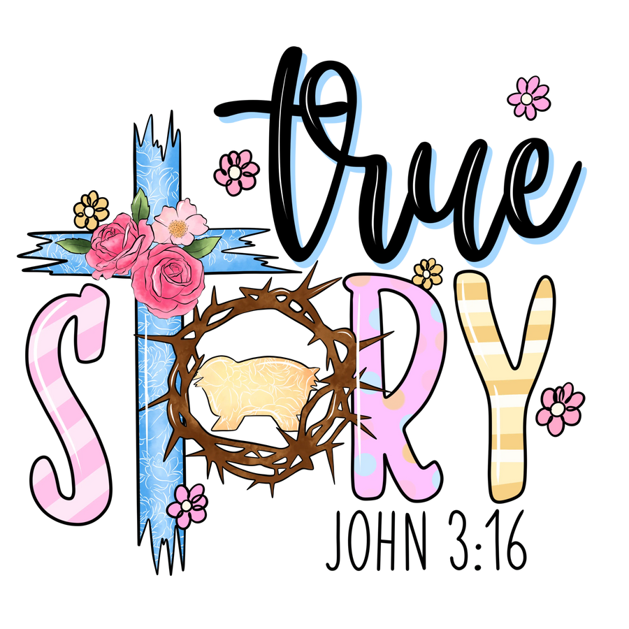 Time Story John 3:16 Easter Design | DTF Dallas