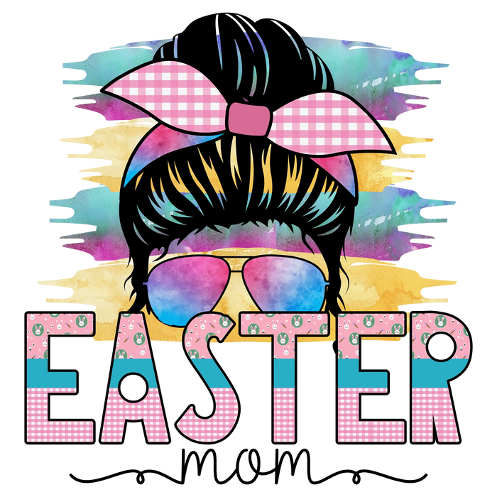 Easter Best Mom Design pressed on a garment