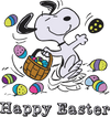 Snoopy Happy Easter Hunting Season Design - DTF Ready To Press