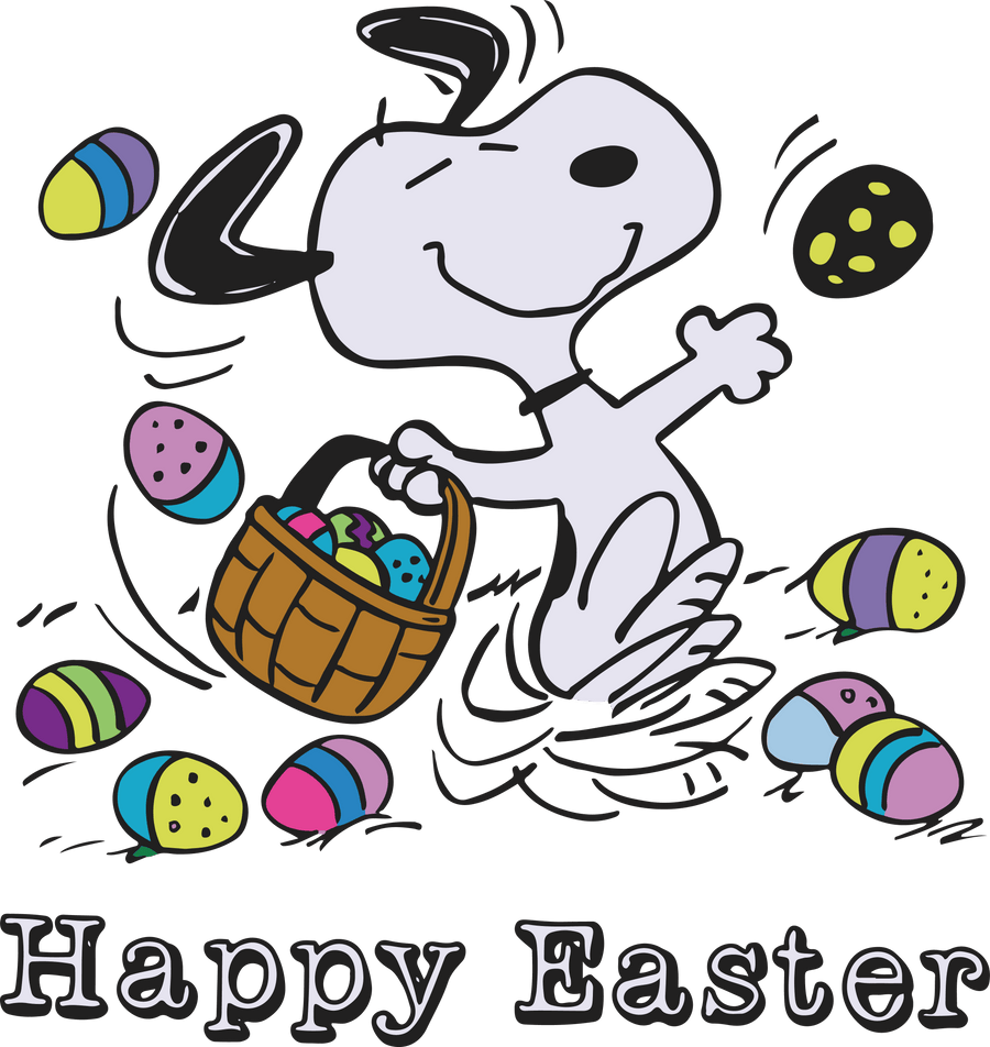 Snoopy Happy Easter Hunting Season Design | DTF Dallas