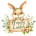 Happy Easter Bunny Party Design - DTF Ready To Press