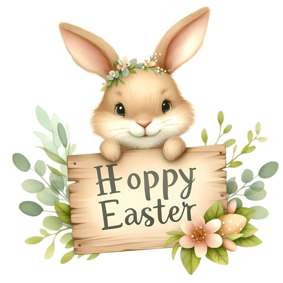 Happy Easter Bunny Party Ready to Press (V1) | DTF Dallas