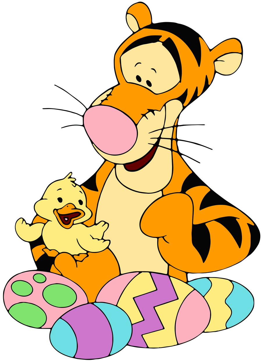 Winnie the Pooh Tigger Easter Design | DTF Dallas