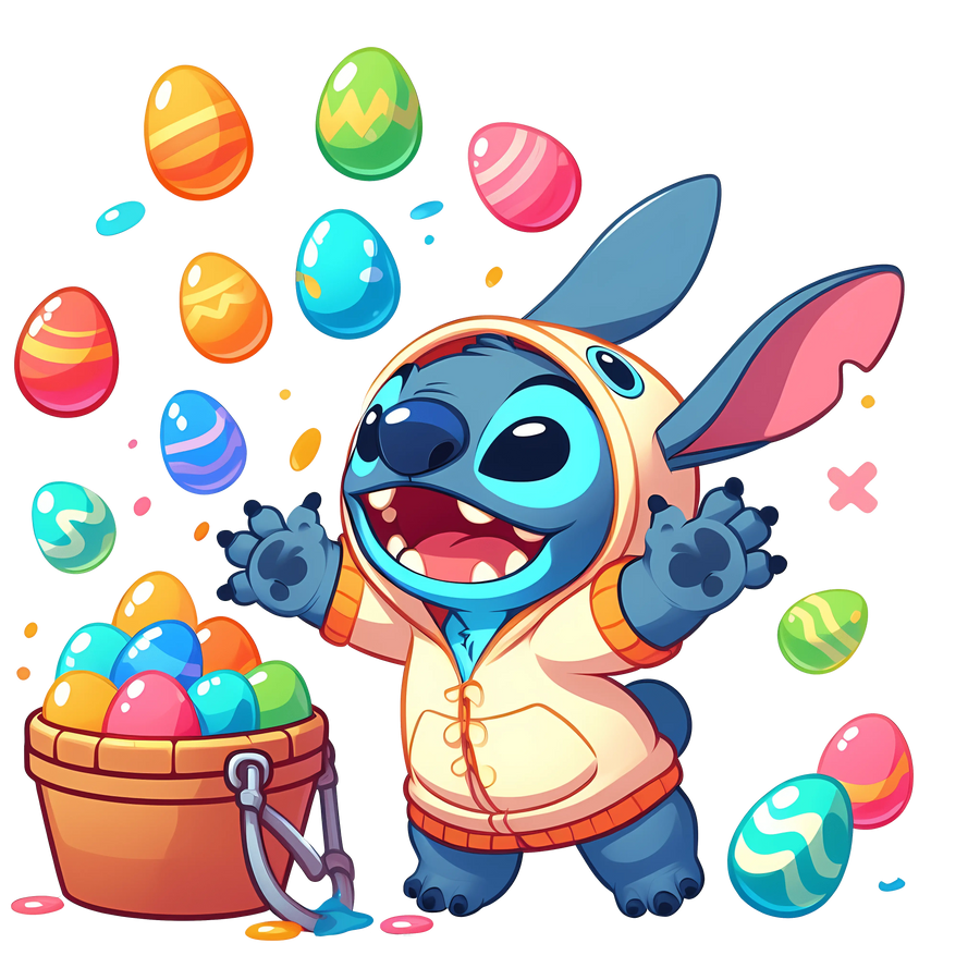 Happy Easter Bunny Egg Hunt Design | DTF Dallas