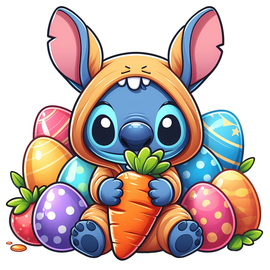 Easter Cute Bunny Design DTF-Ready Press (V1) | DTF Dallas