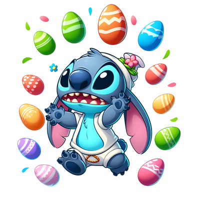 Funny Stitch Easter Design - DTF Ready To Press - DTF Dallas 