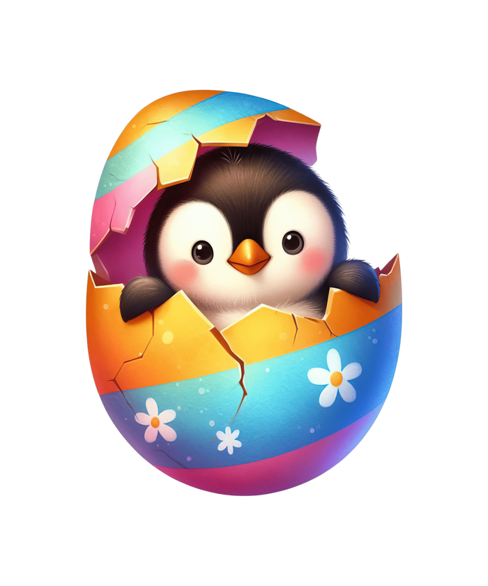 Cute Easter Egg Design pressed on a garment