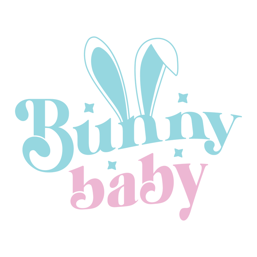 Bunny Baby Easter Retro Party Design | DTF Dallas