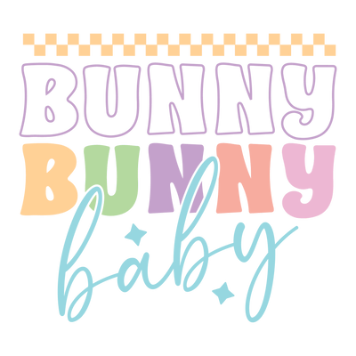 Bunny Baby Easter Design - DTF Ready To Press - DTF Dallas 