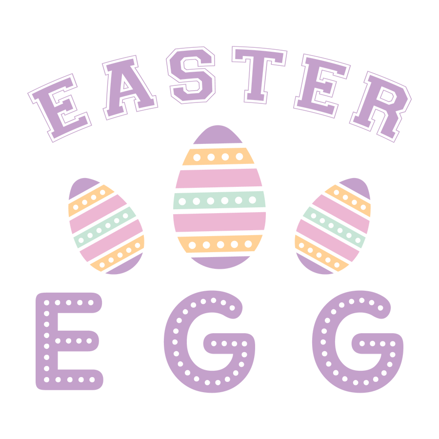 Easter Egg Design - DTF Ready To Press