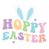 Hoppy Easter Bunny Design - DTF Ready To Press