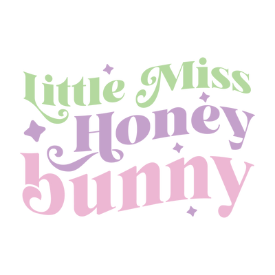 Little Miss Honey Bunny Easter Design | DTF Dallas - DTF Dallas 