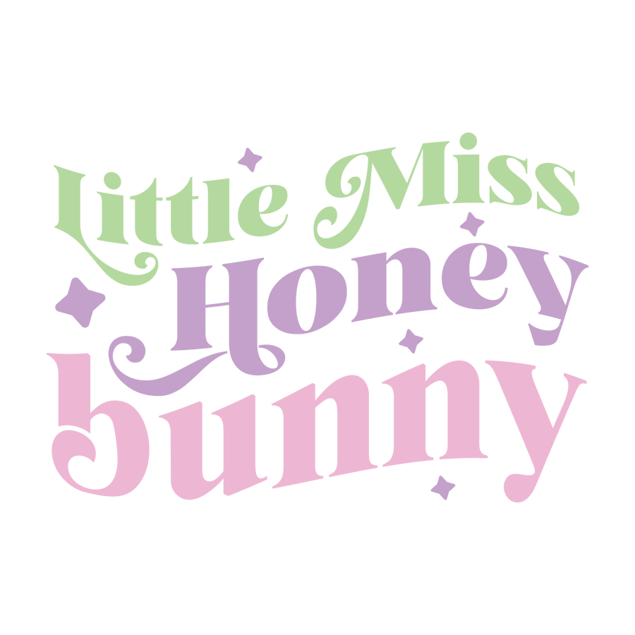 Little Miss Honey Bunny Easter Design | DTF Dallas