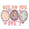 But Did You Dye Easter Party Design - DTF Ready To Press