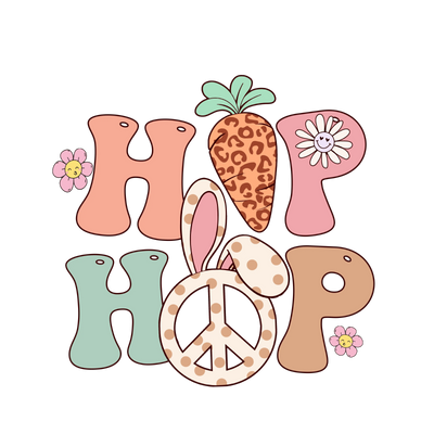 Hip Hop Easter Peace Design - DTF Ready To Press - DTF Dallas 