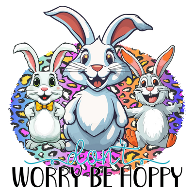 Easter Bunny Fun DTF Design Ready to Press V1 | DTF Dallas - DTF Dallas 