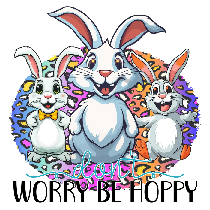 Easter Bunny Fun   Bloom & Bunny Collection pressed on a garment