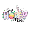 One Hoppy Mini Easter Design - DTF Ready To Press