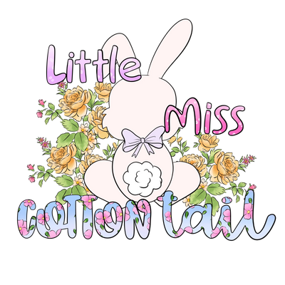 Little Miss Cotton Tail Easter Design | DTF Dallas - DTF Dallas 