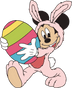 Mickey Mouse Easter Bunny Design - DTF Ready To Press