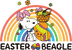 Snoopy Easter Beagle Rainbow Design | DTF Dallas