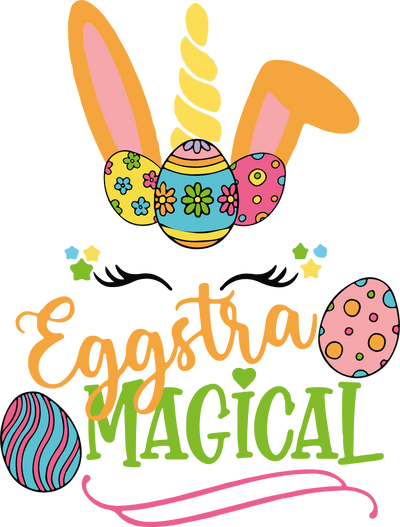 Eggstra Magical Easter Design - DTF Ready To Press - DTF Dallas 