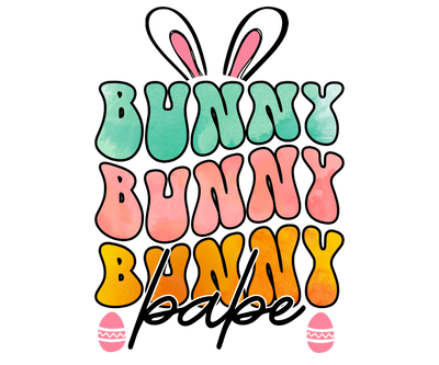 Bunny Babe Easter Design - DTF Ready To Press - DTF Dallas 
