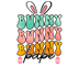 Bunny Babe Easter Design - DTF Ready To Press