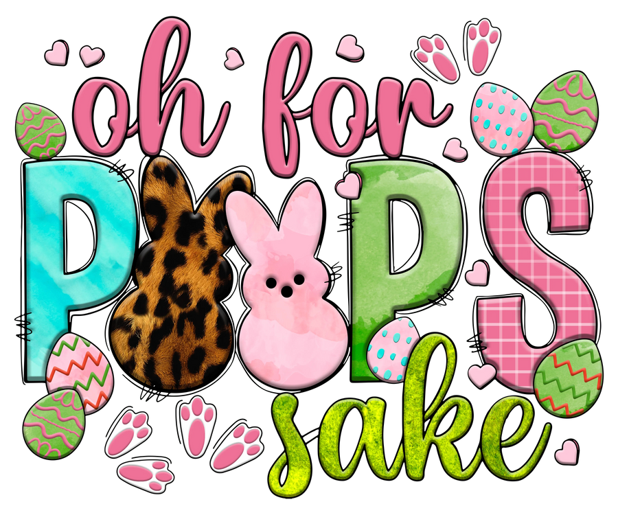 Copy of Oh for Peeps Sake Easter Leopard | DTF Dallas