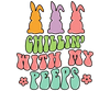 Chillin with My Peeps Easter Cute Bunny Design | DTF Dallas