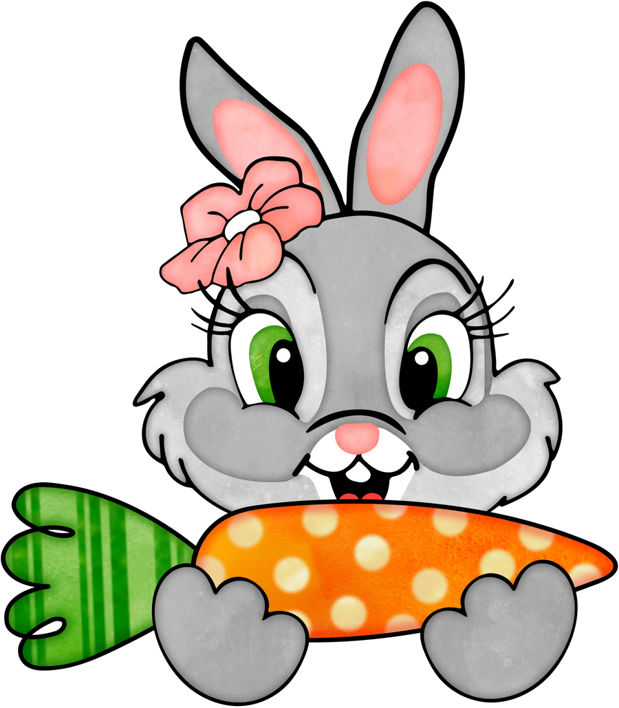 Cute Bunny Easter Design DTF-Ready to Press V1 | DTF Dallas