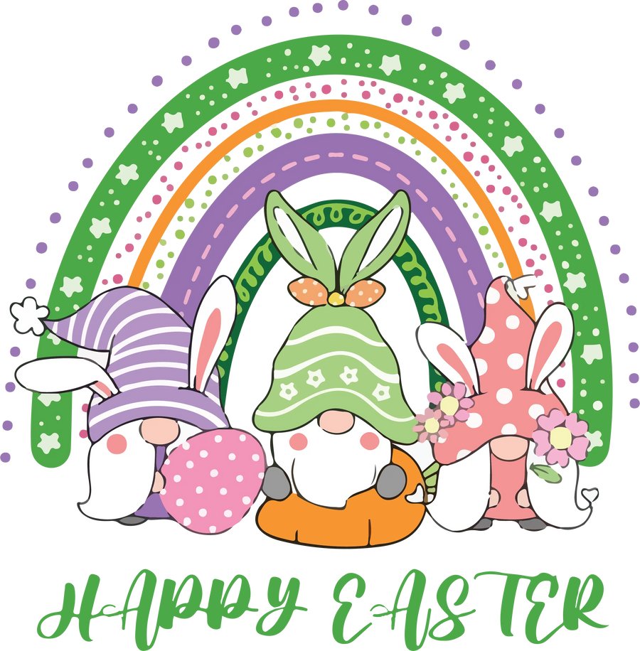 Happy Easter Gnome Hunting Season Design | DTF Dallas