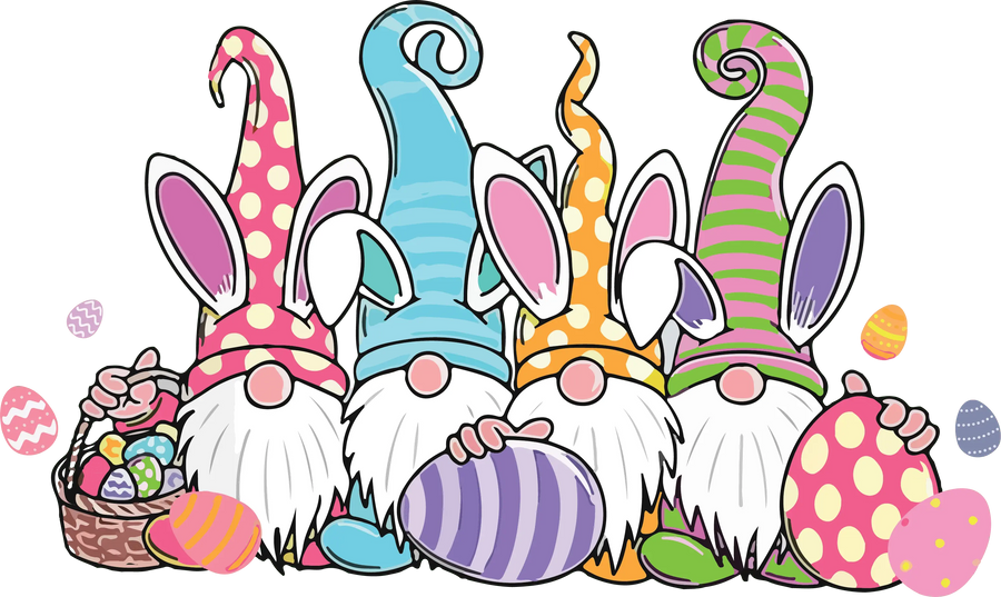 Gnome Hunting Season Easter Design | DTF Dallas