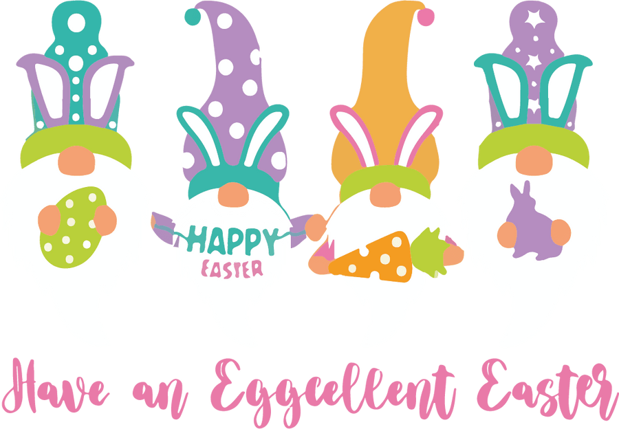 Have an Eggcellent Easter Gnome Design V1 | DTF Dallas