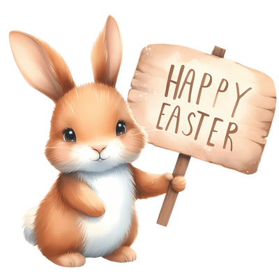 Cute Rabbit Happy Easter Party Design | DTF Dallas - DTF Dallas 