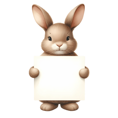 Easter Cute Rabbit Design - DTF Ready To Press - DTF Dallas 