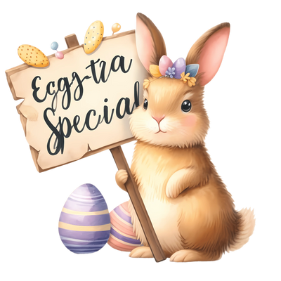 Eggstra Special Easter Cute Bunny Design | DTF Dallas - DTF Dallas 
