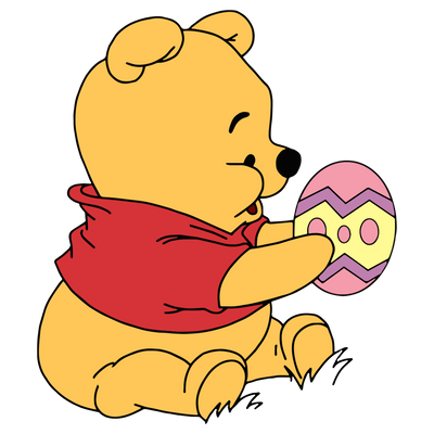 Disney Winnie the Pooh Egg Hunting Design | DTF Dallas - DTF Dallas 