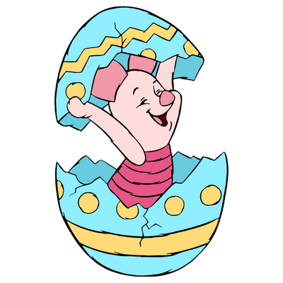 Winnie the Pooh Piglet Easter Design | DTF Dallas - DTF Dallas 