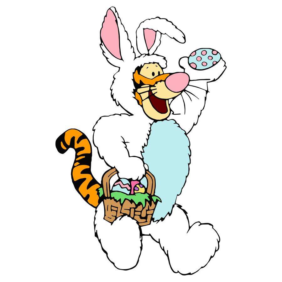 Winnie the Pooh Tigger Egg Hunting Design | DTF Dallas