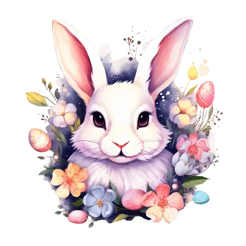 Bunny Lover Easter Design - DTF Ready To Press