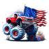 4th Of July Truck Design - DTF Ready To Press