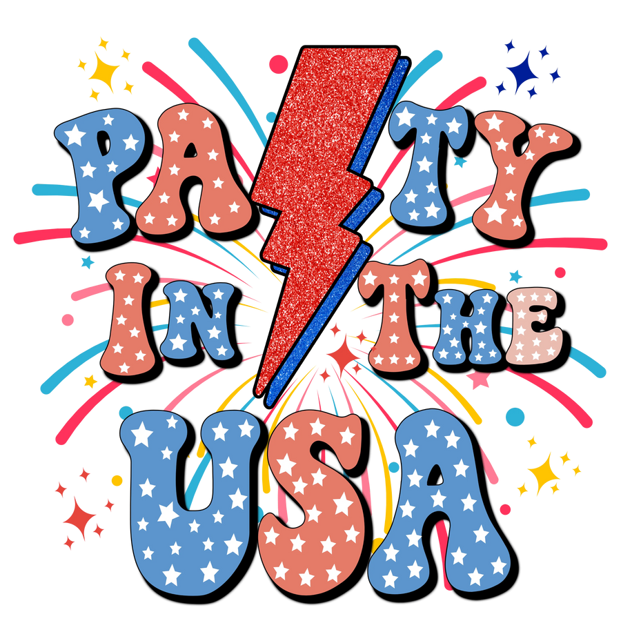 Part In The USA Design - DTF Ready To Press