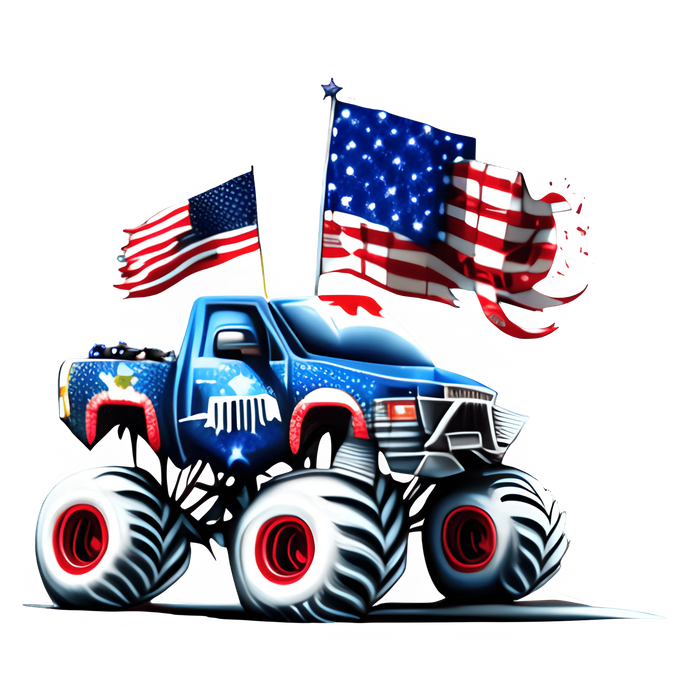 American Vibes 4th Of July Design pressed on a garment